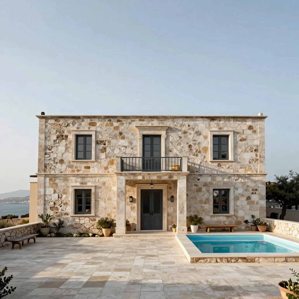 Paros Courtyard House